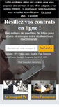 Mobile Screenshot of lettre-resiliation.com